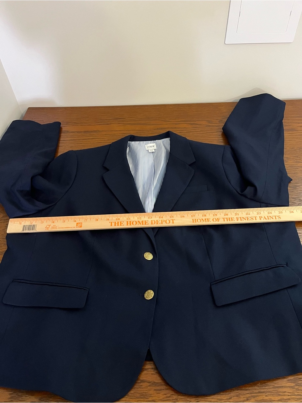 J Crew Womens Old Money Preppy Classic Two-Button Blazer Size 24 Ivy League Wool - Picture 13 of 14